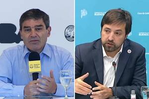El ministro de Salud porteño, Fernán Quirós, y su par bonaerense, Nicolás Kreplak