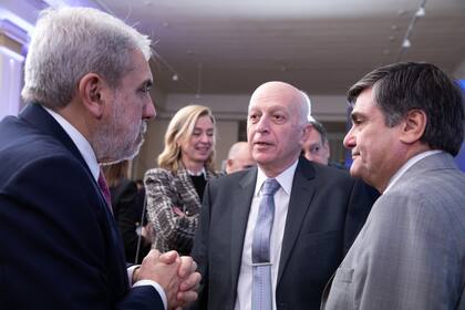 El ministro de Seguridad, Aníbal Fernández, y el procurador general, Eduardo Casal
