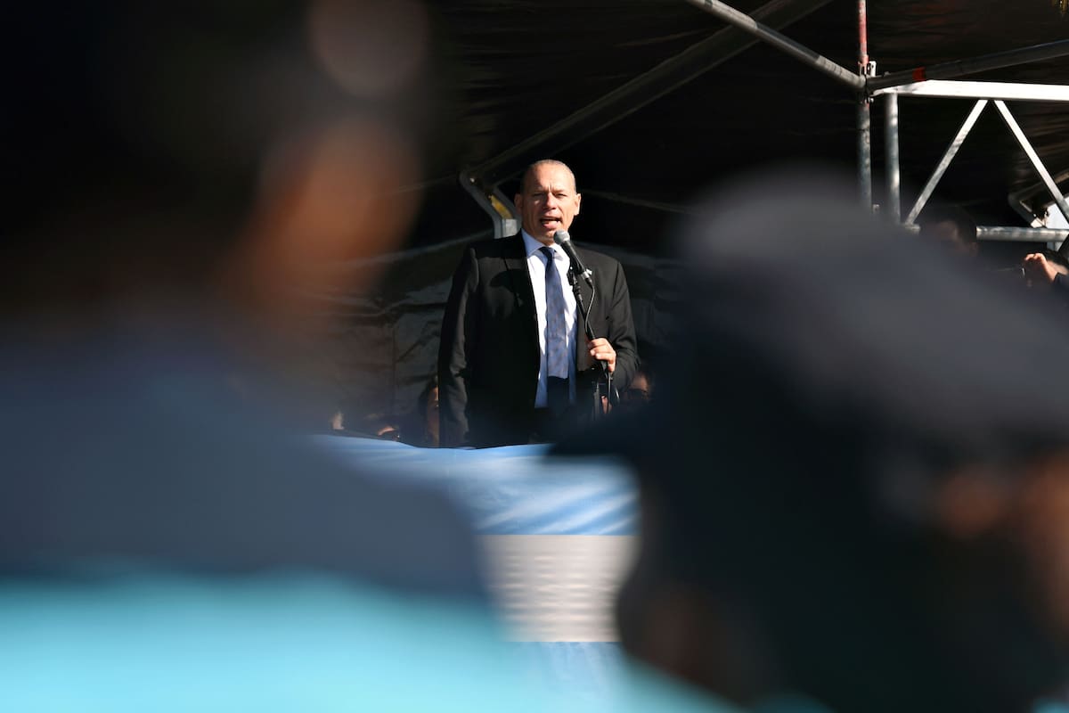 El ministro de Seguridad bonaerense, Sergio Berni