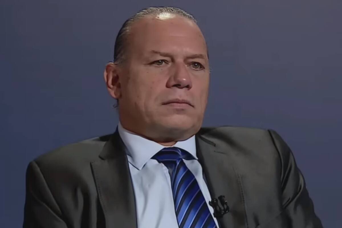 El ministro de Seguridad bonaerense Sergio Berni con Luis Novaresio, en +Entrevistas.