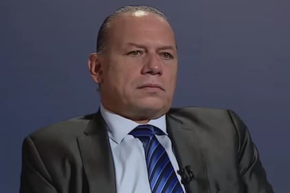 El ministro de Seguridad bonaerense Sergio Berni con Luis Novaresio, en +Entrevistas.