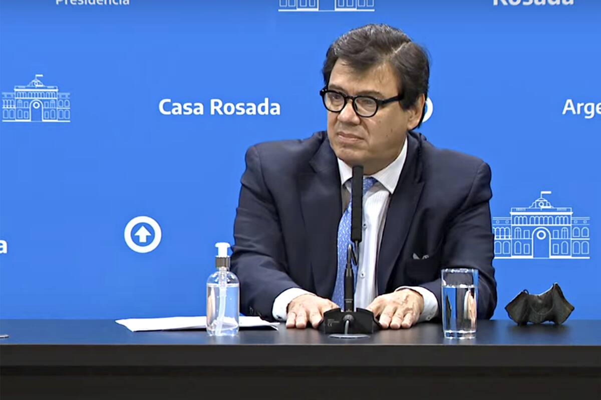 El ministro de Trabajo, Claudio Moroni