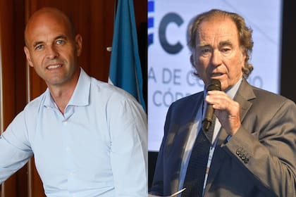 El ministro de Transporte, Guillermo Dietrich, y su padre Guillermo Dietrich