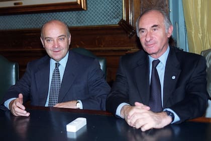 Domingo Cavallo y Fernando de la Rúa, en 2001