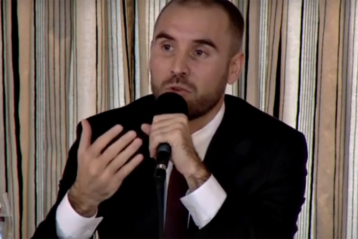 El ministro Martín Guzmán