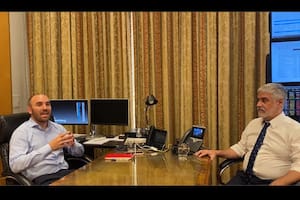 El ministro Martín Guzmán y el secretario Roberto Feletti