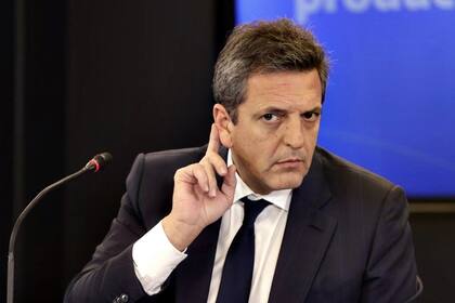 El ministro Sergio Massa