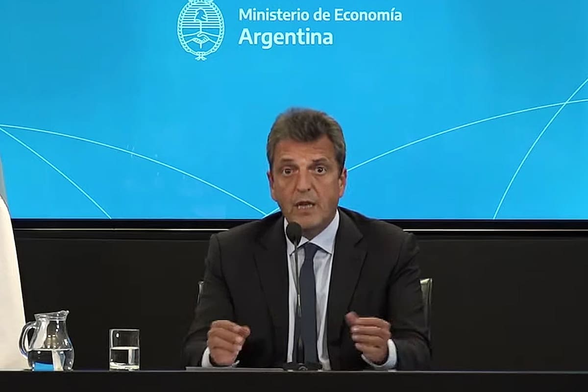 El ministro Sergio Massa