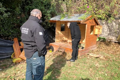 El ministro Sergio Berni participó del hallazgo del búnker narco