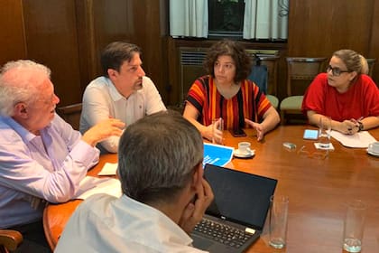 El ministro Trotta reunido con Ginés González García