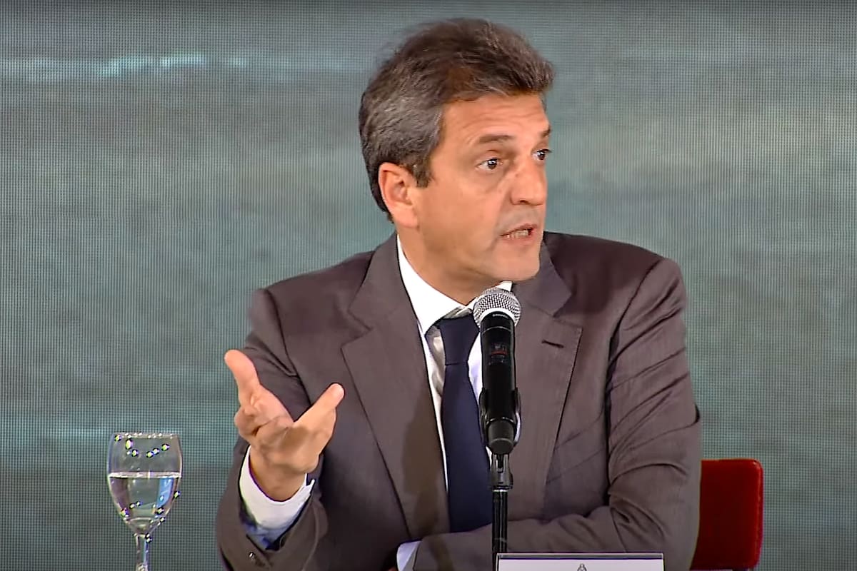 El minsitro de Economía, Sergio Massa