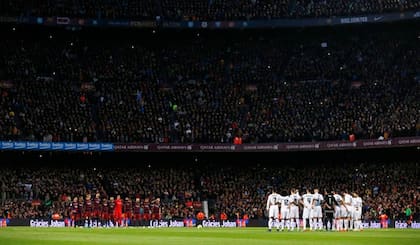 El minuto de silencio antes del clásico