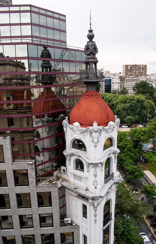 El Mirador Massue, tomado desde la terraza del Palacio de Justicia