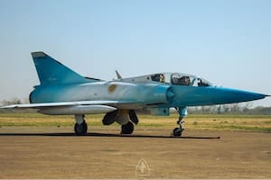 El Mirage IIIDA I-002 (*msn2F/2A) en su lugar de descanso final, el Museo Nacional de Aeronáutica, Morón (BuenosAires). (foto: Juan Pedro Escapa)