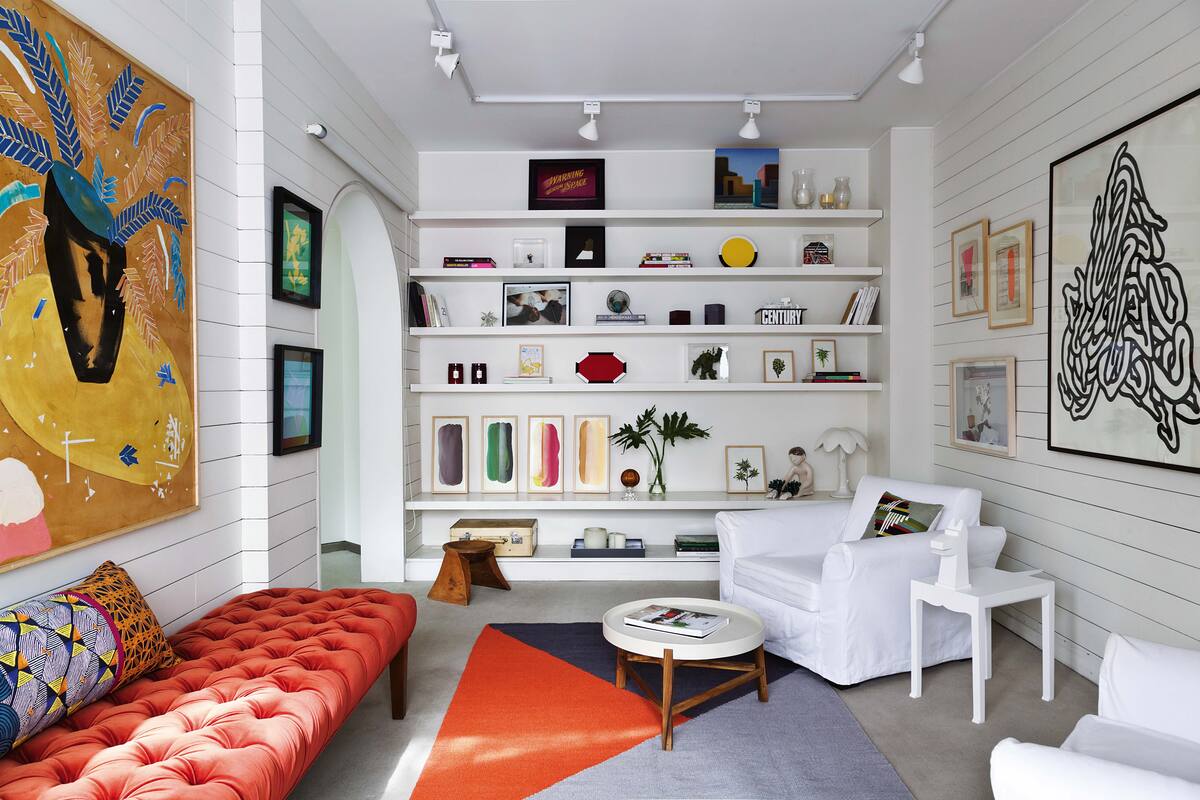 El mismo espacio, ya luciendo a pleno.