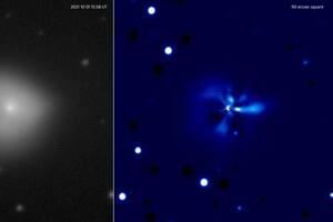 El misterioso cometa 29P fue sorprendido "actuando" en violentos estallidos de luz