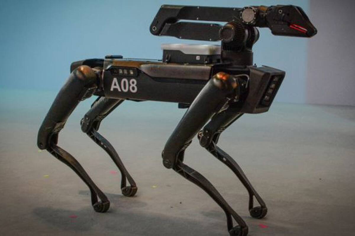 El modelo "Spot" de Boston Dynamics fue el perro robótico utilizado por la policía