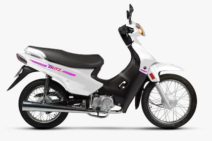 El modelo Blitz 110, la moto más vendida del Grupo La Emilia