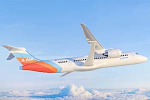 El modelo de avión X-66A que la NASA trabaja en conjunto con Boeing