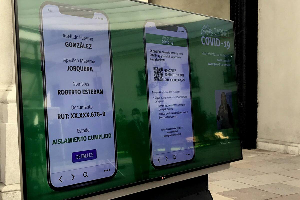 El modelo de carnet en una cartelera