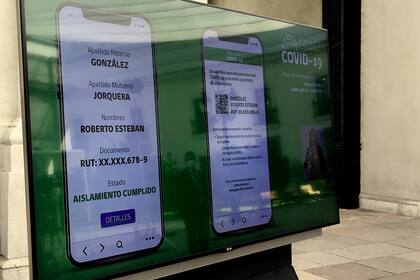 El modelo de carnet en una cartelera