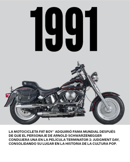 El modelo Fat Boy utilizado por Arnold Schwarzenegger en Terminator 2