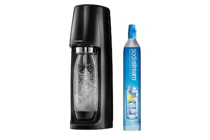El modelo Fizzi de Sodastream y el tubo de gas