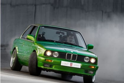 El modelo Green Monster fue un auto de prueba diseñado cuando la firma comenzó a probar con distintos diseños tecnológicos