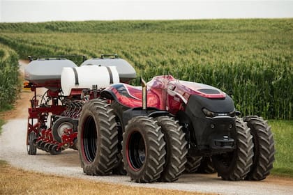 El modelo Magnum desarrollado como tractor autónomo