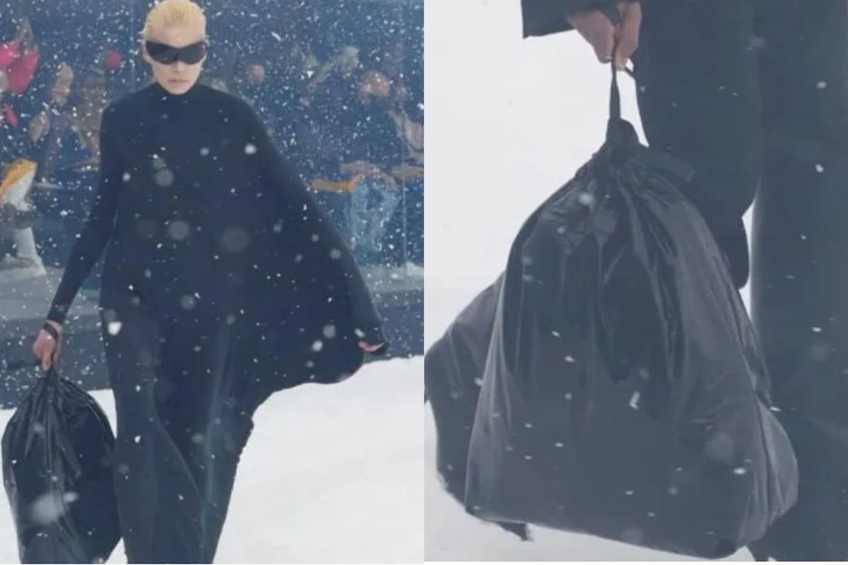 El modelo que lanzó Balenciaga se llama Trash Pouch