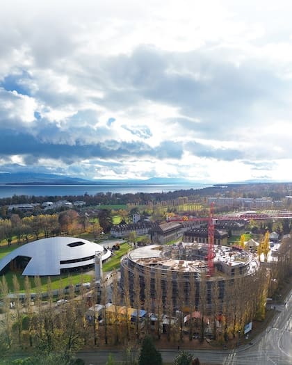 El moderno campus de Le Rosey en Rolle