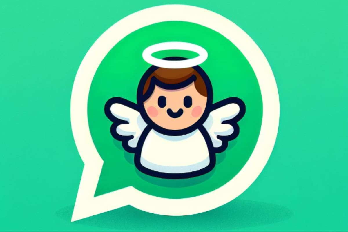 El "modo ángel" de WhatsApp permite modificar el logo del servicio de mensajería