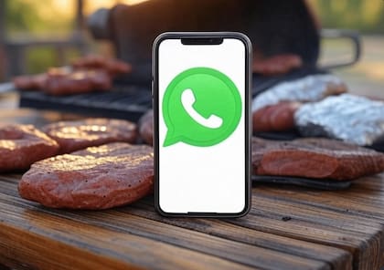 El "modo asado" de WhatsApp es un cambio estético que modifica el logo de la aplicación