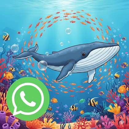 El "modo ballena azul" se puede generar con inteligencia artificial