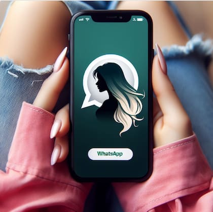 El "modo Barbie" de WhatsApp es un cambio estético que modifica el logo del servicio de mensajería