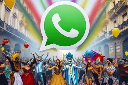 El "modo Carnaval" de WhatsApp es muy buscado