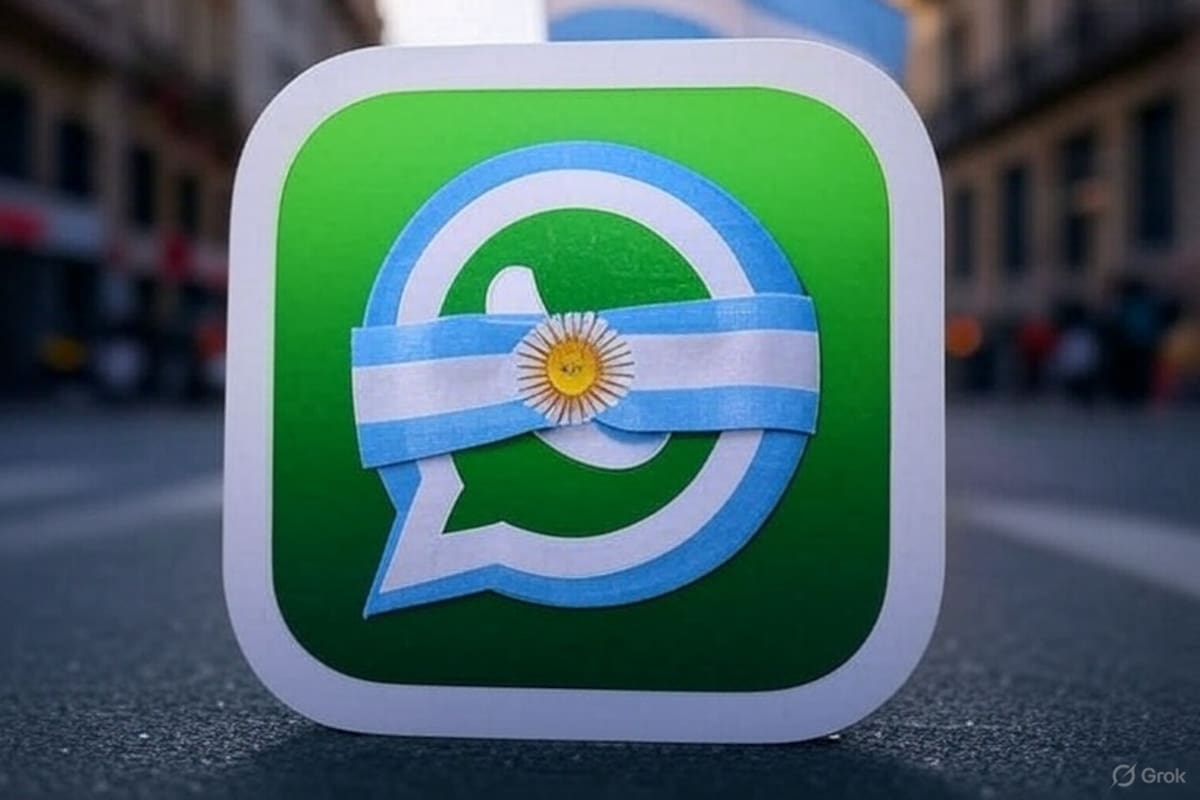 El "modo escarapela" de WhatsApp se puede generar con inteligencia artificial