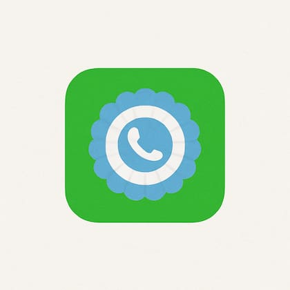 El "modo escarapela" es un cambio estético en el logo de WhatsApp