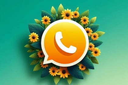El "modo flores amarillas" se puede activar para cambiar el logo de WhatsApp
