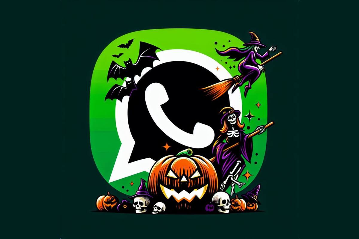 El "modo Halloween" es ideal para todos aquellos que quiera celebrar también con WhatsApp