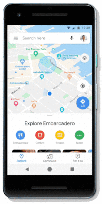El modo incógnito de Google Maps esconde el recorrido del historial y los resultados de búsqueda, pero no evita que otras aplicaciones sigan los movimientos del usuario
