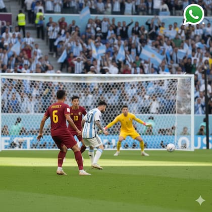 El "modo Messi" de WhatsApp