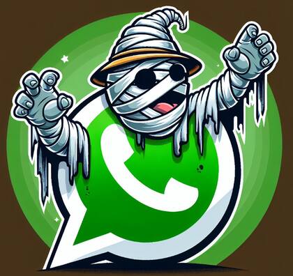 El "modo momia" de WhatsApp se puede activar con imágenes propias y un tipo de programa llamado lanzdor o launcher