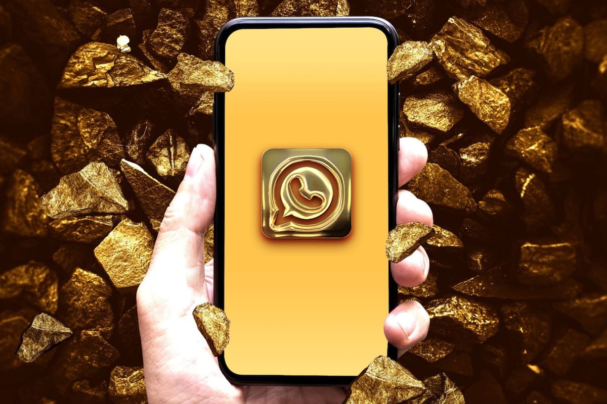 El modo oro llegó a WhatsApp Plus