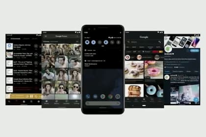El modo oscuro de Android 10 Q