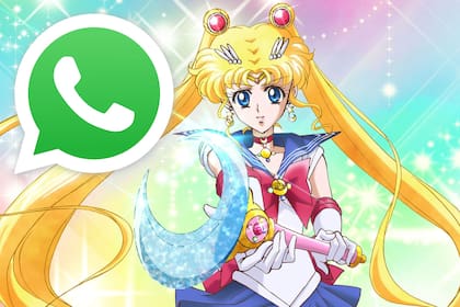 El “modo Sailor Moon” de WhatsApp