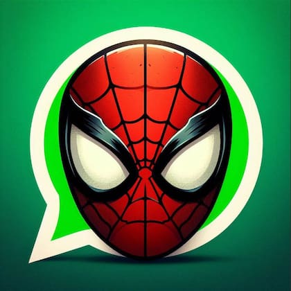 El "modo Spider-Man" es una modificación estética del logo de la aplicación hecha con un tipo de aplicación llamado launcher