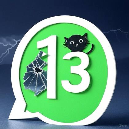 El "modo viernes 13" de WhatsApp