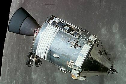 El módulo de servicio del Apolo 15, en órbita lunar