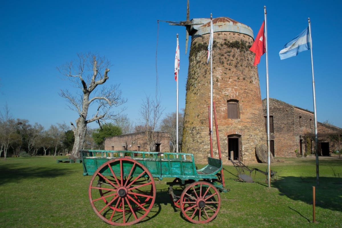 El molino Forclaz fue cosntruido entre 1888 y 1890 en San José, Entre Ríos